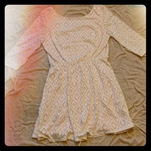 Lily Rose White Lace Dress